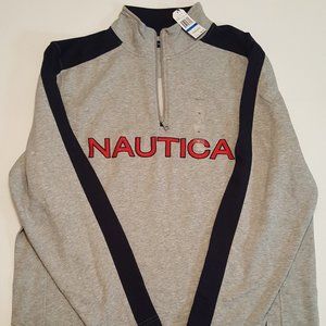 Nautica XL Men Sweater Gray New with Tags